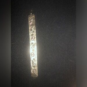 Vintage Sarah Conventry? Floral Engraved Gold Bracelet- $40 or $35 w/offer